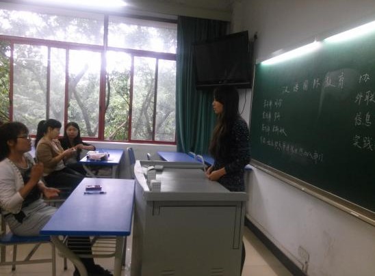 汉语国际教育协会招新现场